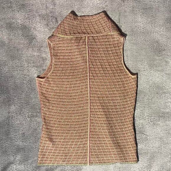 Y2k sigrid olsen turtleneck sleeveless top - Picture 4 of 7